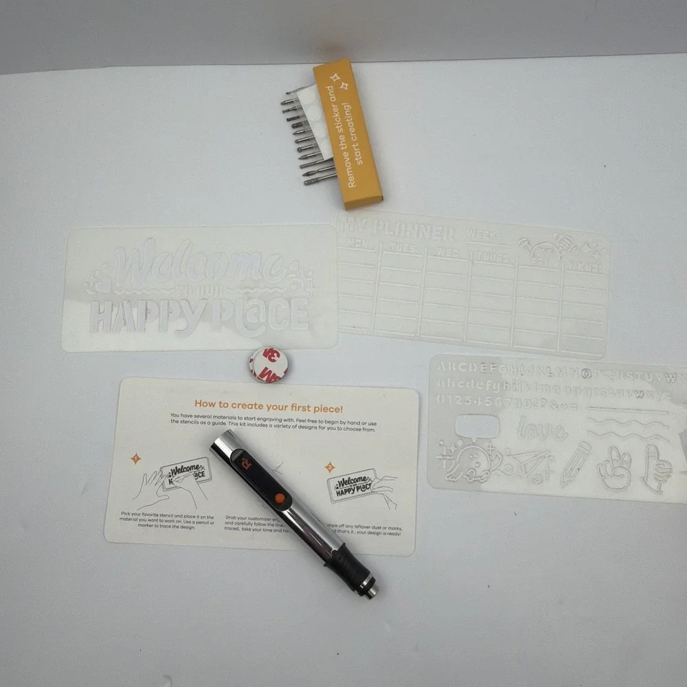 Resparked Customizer Engraving Kit w/ Pen & 12 Custom Bits